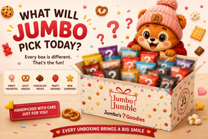 Jumbo's ?Goodies Mystery Snack Box | Lucky 33 Snack Variety Pack