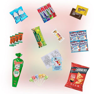 Jumbo Jumble Christmas Snack Box 2024 Gift Care Package (50 Count)